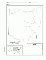 Map of Ohio