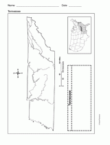 Map of Tennessee