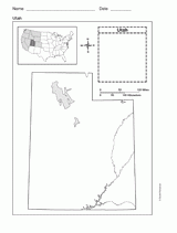 Map of Utah