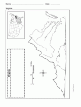 Map of Virginia
