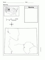 Map of Wyoming