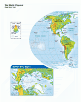 Physical Map of the World