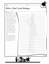 Write a Time-Travel Dialogue