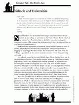 The Middle Ages: Schools and Universities Activity Packet