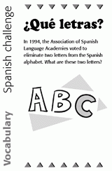 Spanish Vocabulary Challenge: Alphabet Changes