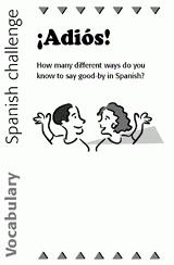 Spanish Vocabulary Challenge: Good-Bye!