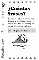 Spanish Vocabulary Challenge: Sentences
