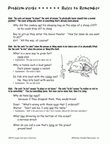 Problem Verbs