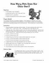 How Many Pets Does Our Class Own?