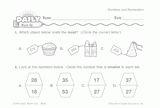 Math Warm-Up 13 for Gr. 1 & 2: Numbers and Numeration
