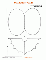 Wing Pattern 7 and 8 Costume Pattern