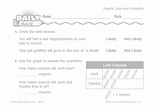 Math Warm-Up 177 for Gr. 1 & 2: Graphs, Data & Probability
