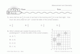 Math Warm-Up 117 for Gr. 5 & 6: Measurement & Geometry