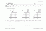 Math Warm-Up 72 for Gr. 5 & 6: Operations