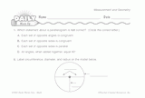 Math Warm-Up 131 for Gr. 5 & 6: Measurement & Geometry