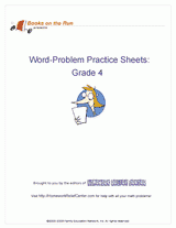 Word-Problem Practice Sheets (Grade 4)