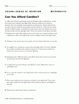 Can You Afford Candles?
