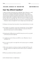 Can You Afford Candles?