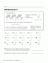 Multiplying by 5 (Grade 3)