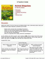 Kingfisher Young Knowledge: Animal Disguises Teacher's Guide