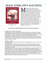Margaret Chase Smith: A Woman for President Mock Election Guide