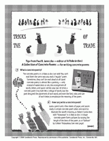 Tricks of the Trade Poetry Tips
