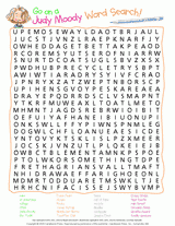 Activities for the Judy Moody Series