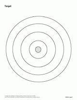 Blank Target Printable