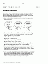 Bubble Formulas