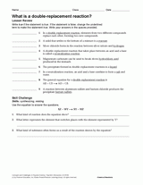 What Is a Double-Replacement Reaction?