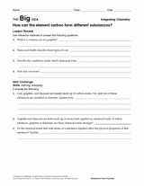 How Can the Element Carbon Form Different Substances?