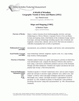 Literature & Math: Stories about Geography & Maps