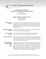 Literature & Math: Stories about the Solar System