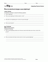 How Do Electrical Charges Cause Lightning?