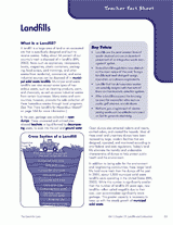 Landfill & Combustion Unit: Environment Activities for the Classroom