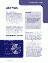 Waste Reduction Unit: Activities on Solid & Hazardous Waste