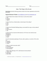 Scout Troop Quiz
