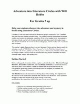 Novels by Will Hobbs: Using Literature Circles