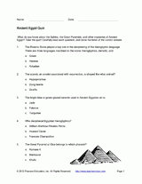 Ancient Egypt Quiz
