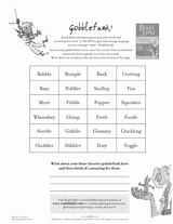 Gobblefunk Word Puzzle