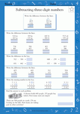 Subtracting Three-Digit Numbers II (Grade 4)