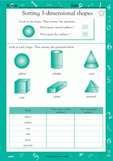 Sorting 3-Dimensional Shapes I