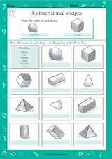 Naming 3-Dimensional Shapes II (Grade 2)