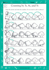 Counting by 3s, 4s, and 5s II
