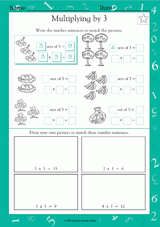 Multiplying by 3 (Grade 2)