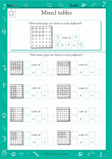 Mixed Tables: Pegboard Multiplication