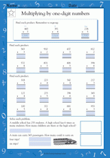 Multiplying Three-Digits by One-Digit I