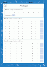 Averages (Grade 4)
