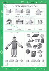 Matching and Counting 3-Dimensional Shapes