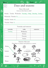 Ordering Days and Seasons